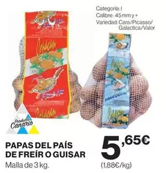 Papas Del País De Freir O Guisar