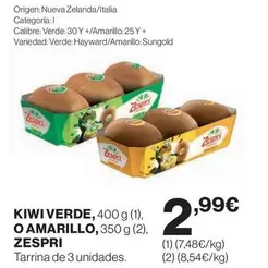Zespri - Kiwi Verde, 400 G