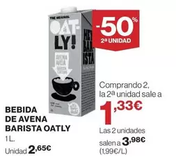 oatly - Bebida De Avena Barista