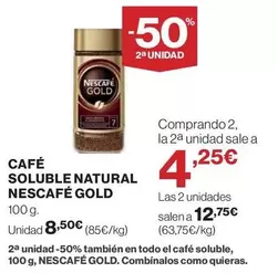 Nescafé - Cafe Soluble Natural Gold