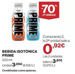 El Corte Inglés - Bebida Isotónica Prime