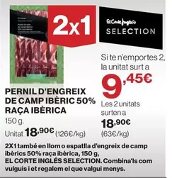 Pernil D'engreix De Camp Iberic 50% Raça Iberica