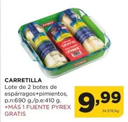 Carretilla - Lote De 2 Botes De Esparragos + Pimientos