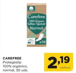 Carefree - Protegeslip 100% Organico