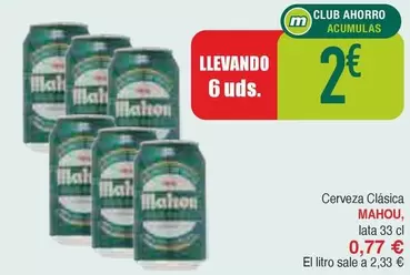 Mahou - Cerveza Clasica