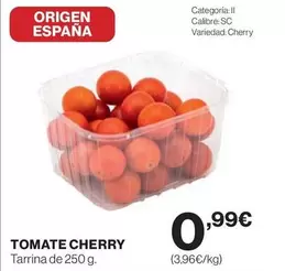 origen - Tomate Cherry