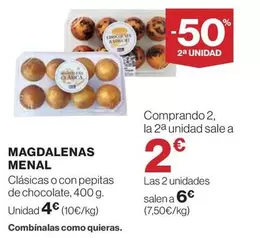 El Corte Inglés - Magdalenas Menal
