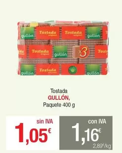Gullón - Tostada Paquete