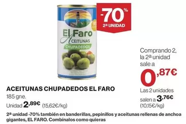 El Faro - Aceitunas Chupadedos