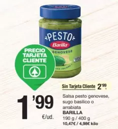 Barilla - Salsa Pesto Genovese Sugo Basilico O Arrablata