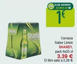 Shandy - Cerveza Sabor Limon