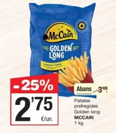 McCain - Patates Prefregides Golden Long