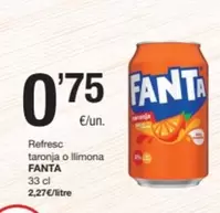 fanta - Refresc Taronja O Llimona