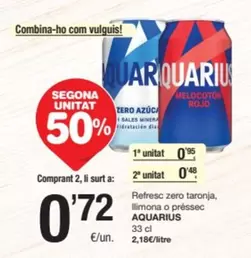 Aquarius - Refresc Zero Taronja