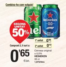 Heineken - Cervesa Original O 0,0%