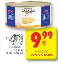 Ubago - Filetes De Caballa Aceite Girasol