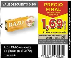 Razo - Atún En Aceite De Girasol