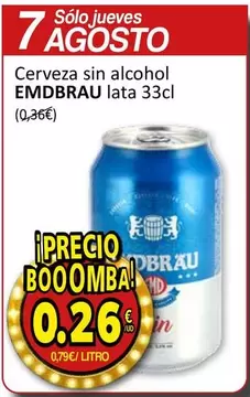 Emdbrau - Cerveza Sin Alcohol
