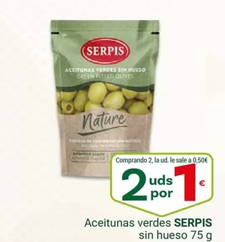 Serpis - Aceitunas Verdes Sin Hueso