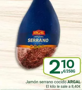 Argal - Jamon Serrano Cocido