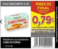 Cabo de Peñas - Mejillones En Escabeche