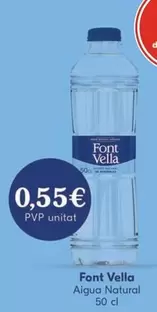 Font Vella - Aigua Natural