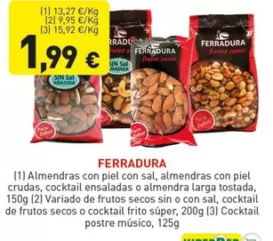 Ferradura - Almendras Con Piel Con Sal