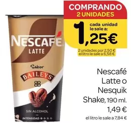 Nescafé - Latte O Nesquik Shake