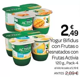 Activa -  Yogur Bifidus Con Frutas O Desnatados Con Frutas 