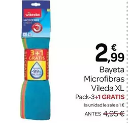 Vileda - Bayeta Microfibras Xl