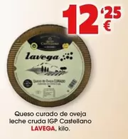 Lavega - Queso Curado De Oveja Leche Cruda Igp Castellano