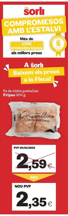 Fripan - Pa De Vidre Pretallat