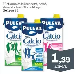 Puleva - Llet Amb Calci Sencera, Semi, Desnatada O Vita Collagen