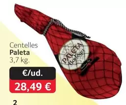 Centelles - Cantelles Paleta