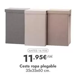 Cesta Ropa Plegable