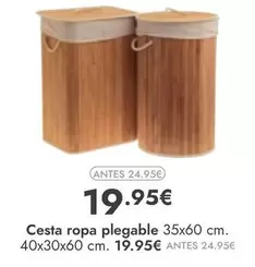 Cesta Ropa Plegable