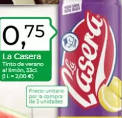 La Casera - Tinto De Verano Al Limon