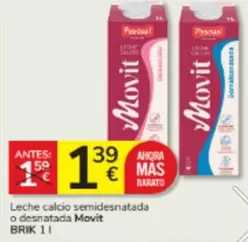 Movit - Leche Calcio Semidesnatada O Desnatada