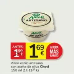 chovi - Allioli Estilo Artesano Con Aceite De Oliva