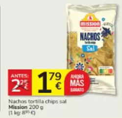 Mission - Nachos Tortilla Chips Sal