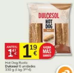 Dulcesol -  Hot Dog Rustic