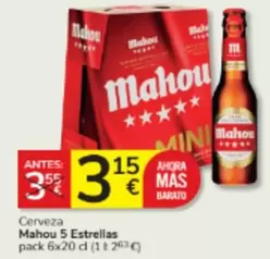 Mahou - Cerveza 5 Estrellas