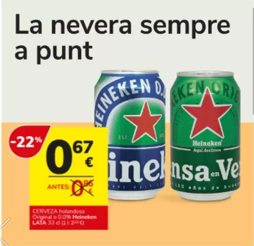 Heineken - Cerveza Ronde