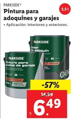 Parkside - Pintura Para Adoquines Y Garajes