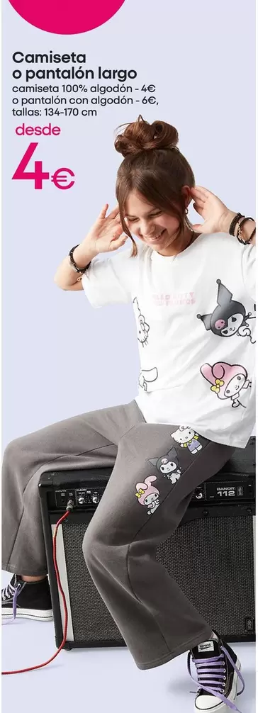 Camiseta O Pantalón Largo