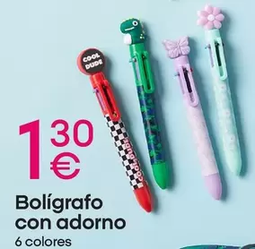 Bolígrafo Con Adorno