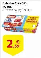 Royal - Gelatina Fresa 0 %