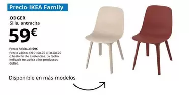Odger - Silla, Antracita