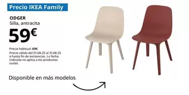 Odger - Silla, Antracita