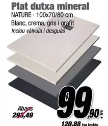 Nature - Plat Dutxa Mineral